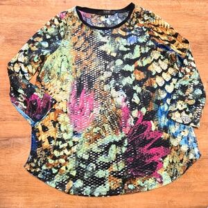🇺🇸 Toni Morgan Multicolor Women's Blouse